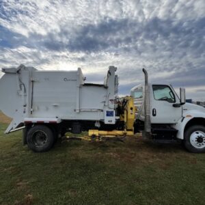 2021 INTERNATIONAL MV607 CURBTENDER AUTOCAT 14 YD AUTOMATED SIDE LOADER